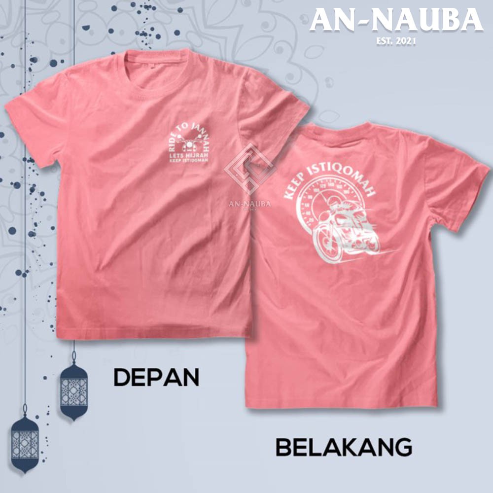 KAOS DAKWAH ISLAMI KEEP ISTIQOMAH / Baju Distro Santri Islam / Tshirt Muslim Trendy [AN-6312]-7