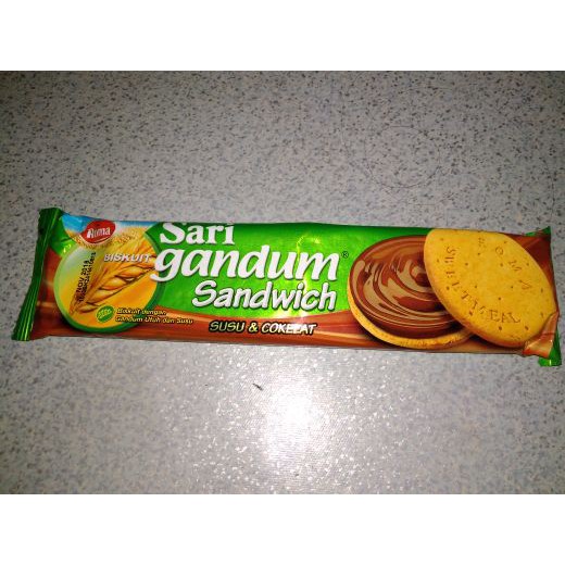 

Roma Sari Gandum Sandwich Susu Cokelat 115 Gram