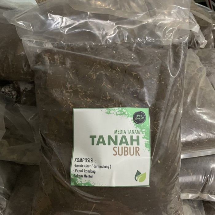 Media tanam siap pakai tanah organik asli malang 3KG