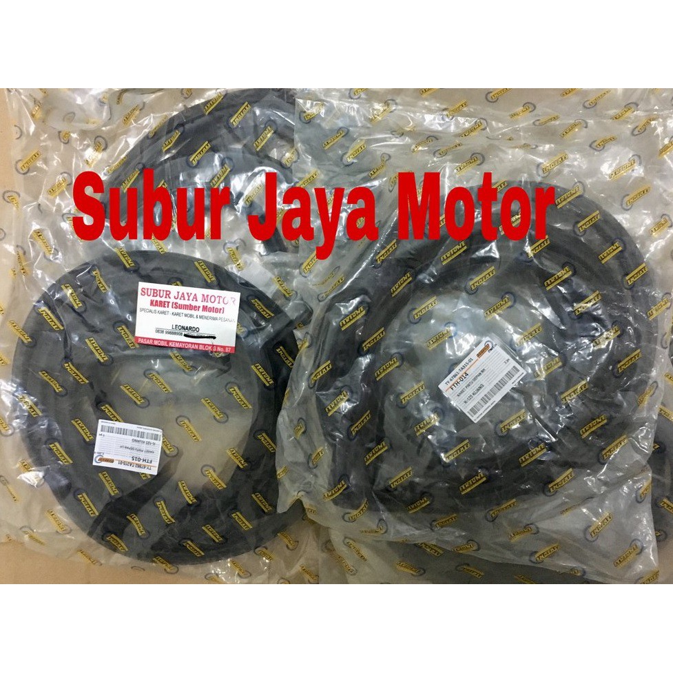 Karet Pintu Mobil - Kijang Super GRAND (Tahun 1993-1996) - Full Set 5 pintu