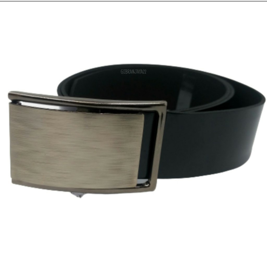 KBR STORE-Ikat Pinggang Pria Polos Kepala Gesper Stainless Formal Basic