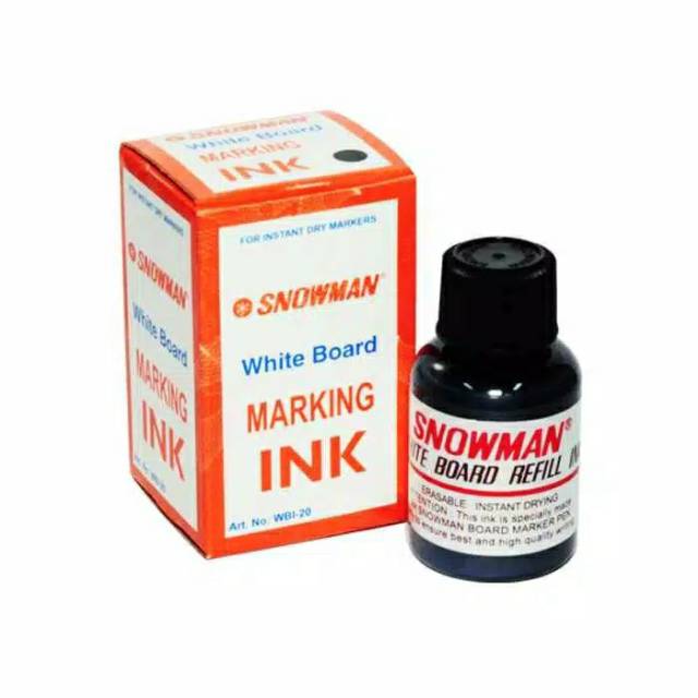 

Tinta Refill Snowman Whiteboard Hitam