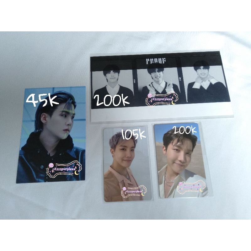 [READY STOK] BTS || RPC COMPACT HOBI | POSTCARD COMPACT YOONGI | POB PROOF J-HOPE| TRYPTICH JIN
