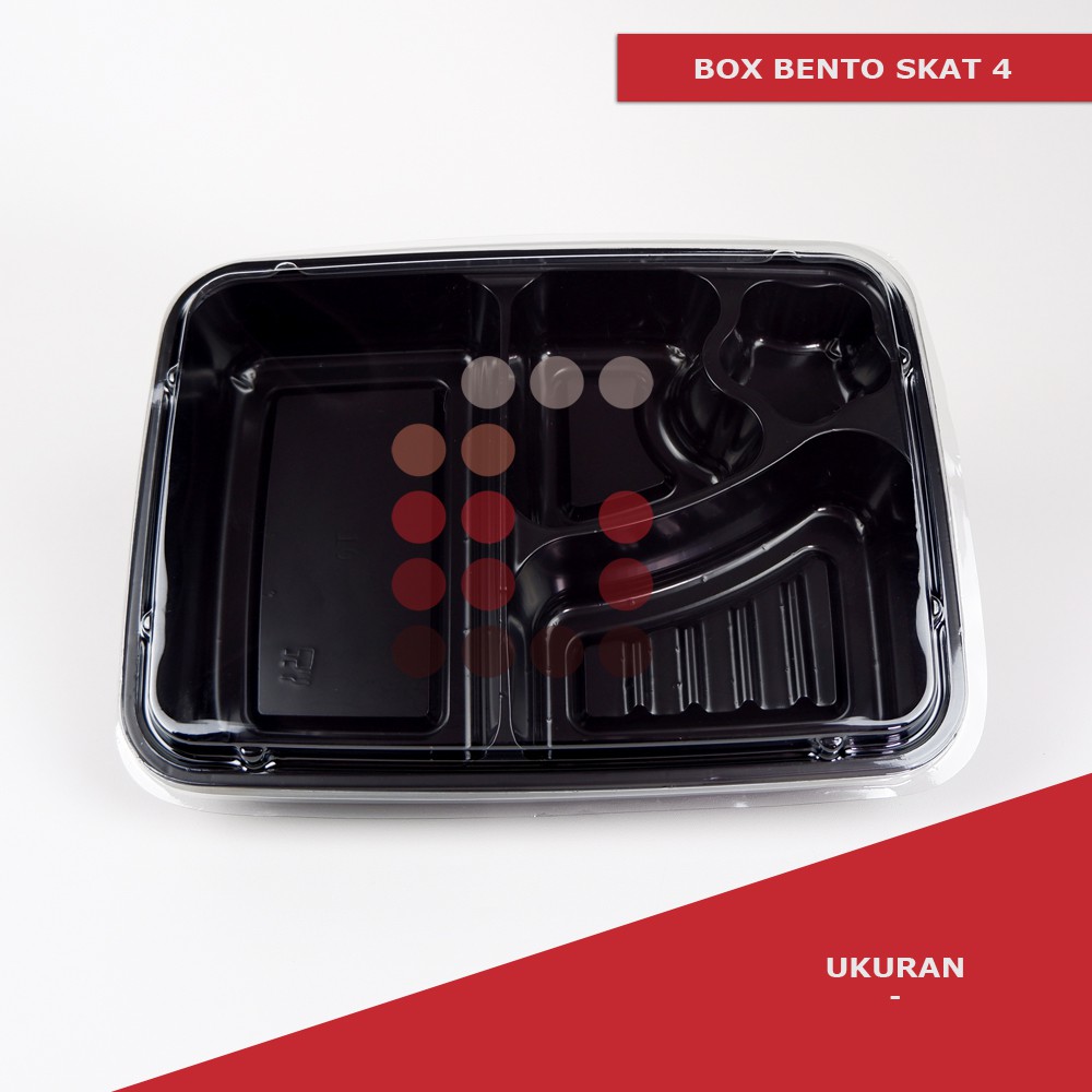 MIKA BOX BENTO SKAT 4 / LUNCH BOX SKAT 4