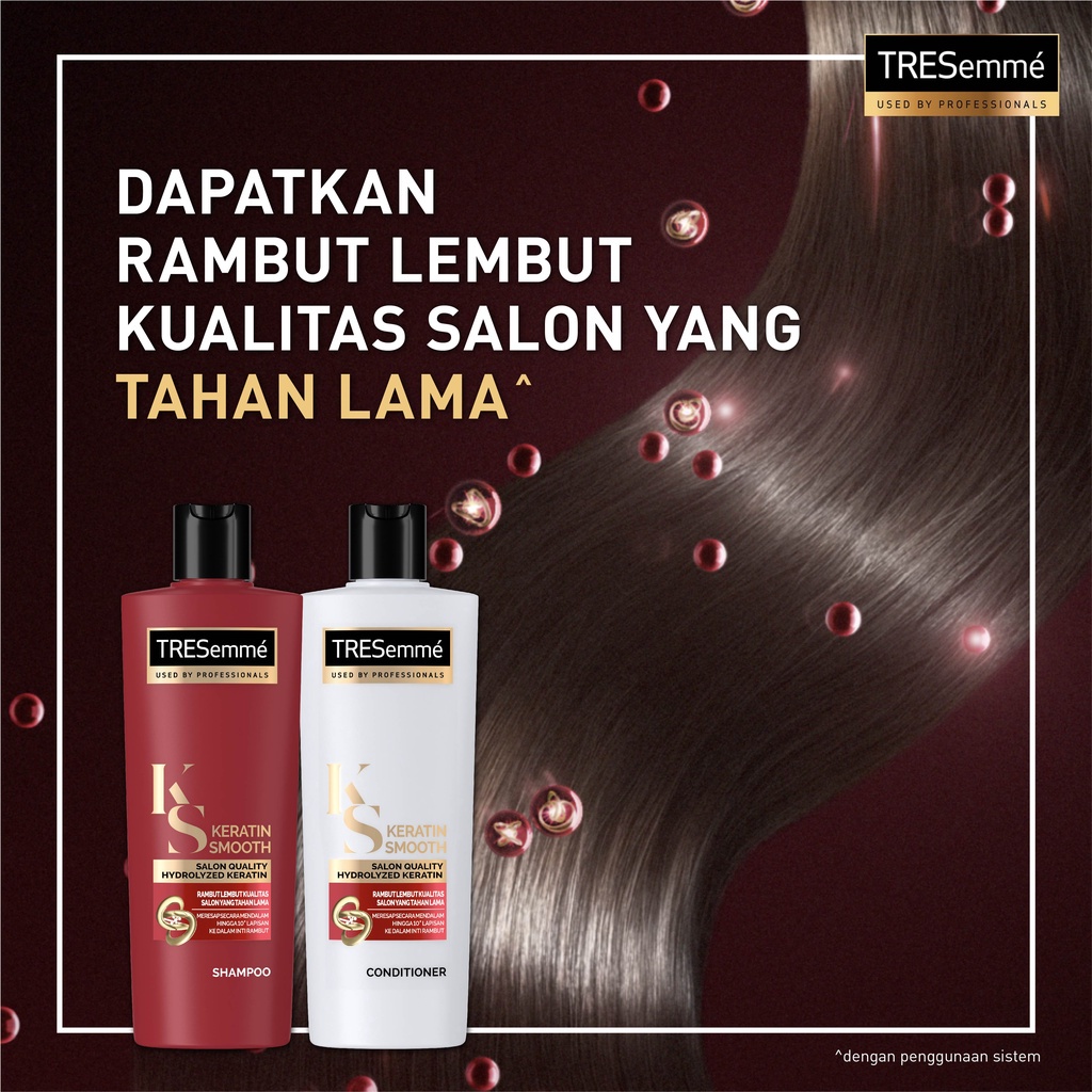 Paket Tresemme Keratin Smooth Shampoo + Conditioner 170ml