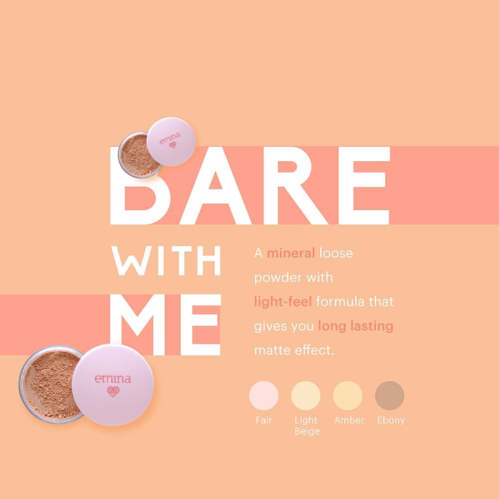 EMINA BARE WITH ME MINERAL LOOSE POWDER 8gr