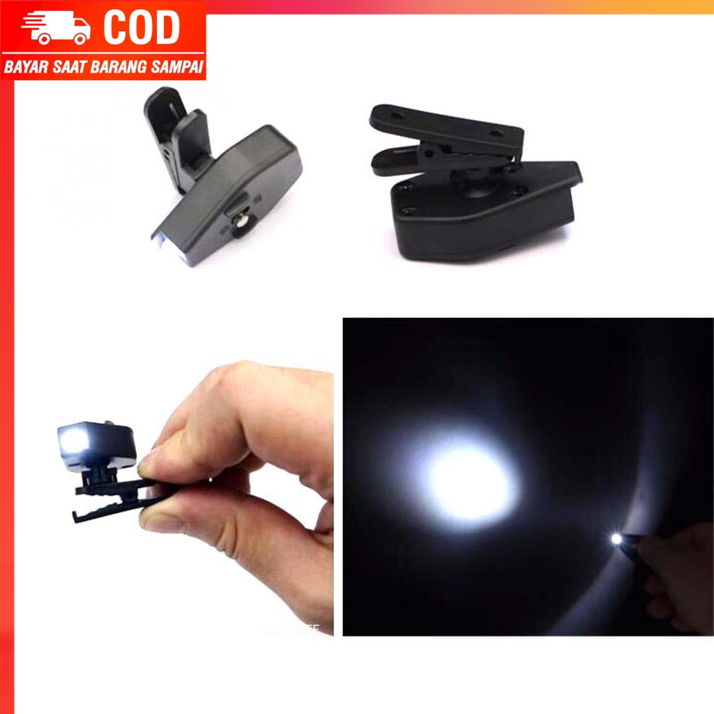 (100% BARANG ORI) TaffLED Lampu Baca LED Klip Kacamata Glasses Light 1Pcs ZMD00165