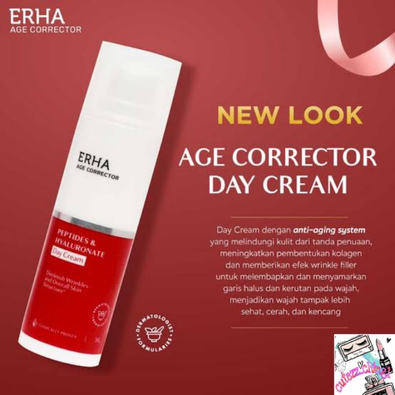 ☃️Cutezz_Ching1☃️Erha Age Corrector Peptides &amp; Hyaluronate Day Cream 30g