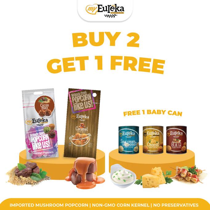 

Eureka Popcorn BUY 2 GET 1 FREE