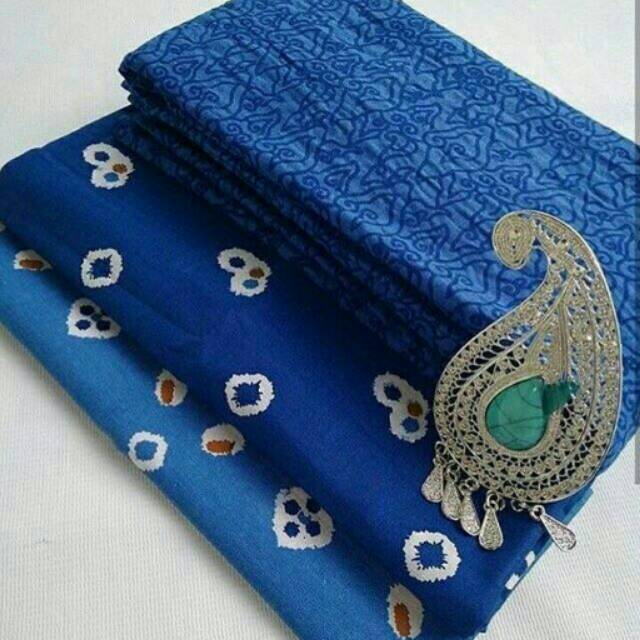 Kain jumputan biru kain batik jarik kain batik katun