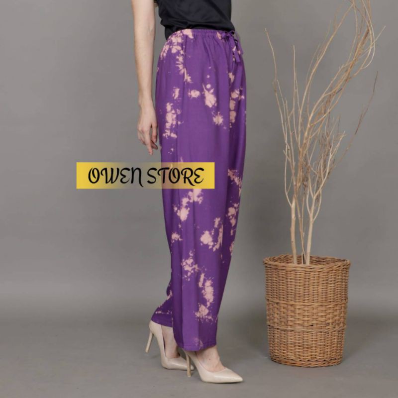 Celana Kulot Panjang Tie Dye Premium Bali-2