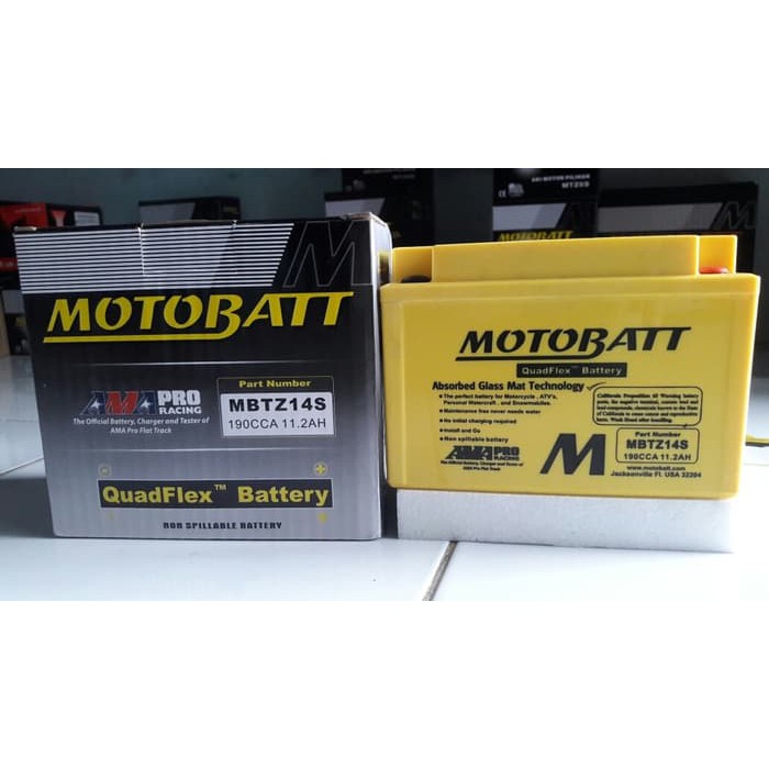 SALE  Aki motor Kawasaki ER-6N ER6N Ninja 650 MBTZ14S Motobatt