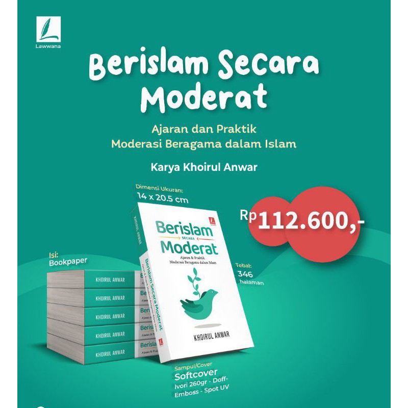 Buku Original Berislam Secara Moderat
