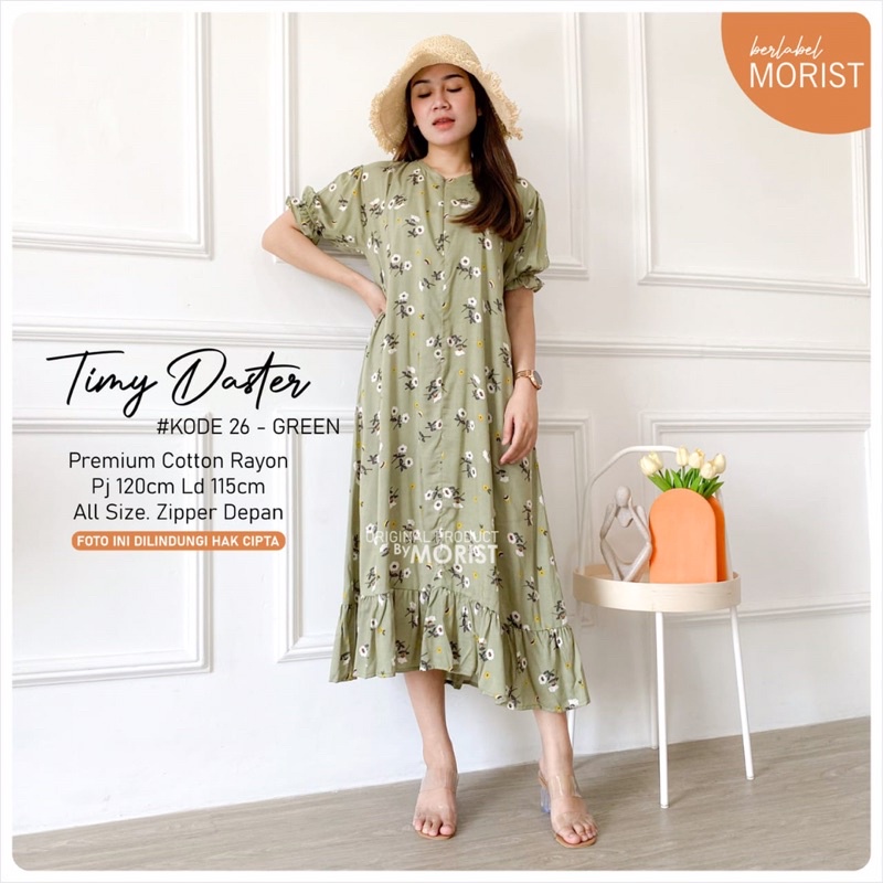 Daster Kekinian 2021 Panjang Selutut Timy Daster premium CottonRayon