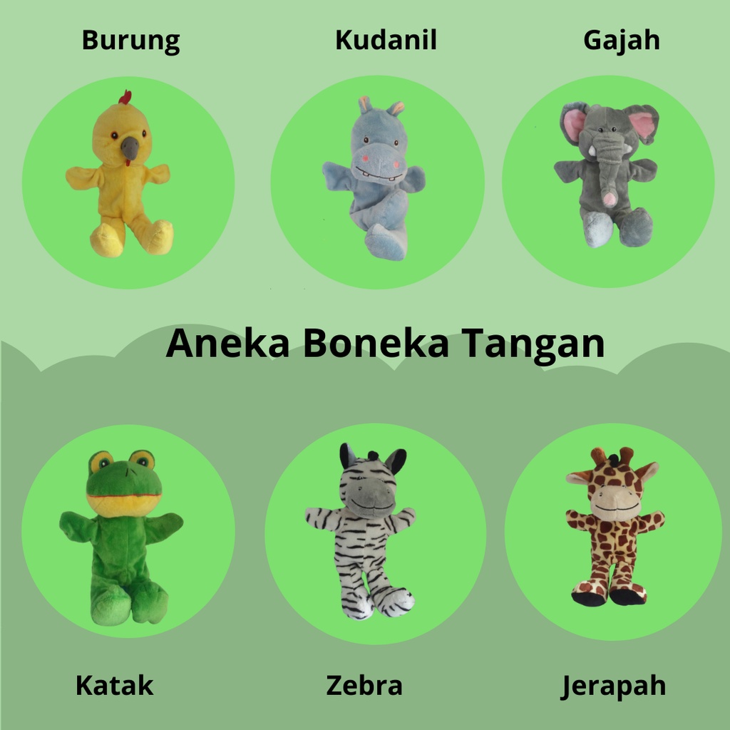 BONEKA TANGAN SERI BINATANG HAND PUPPET