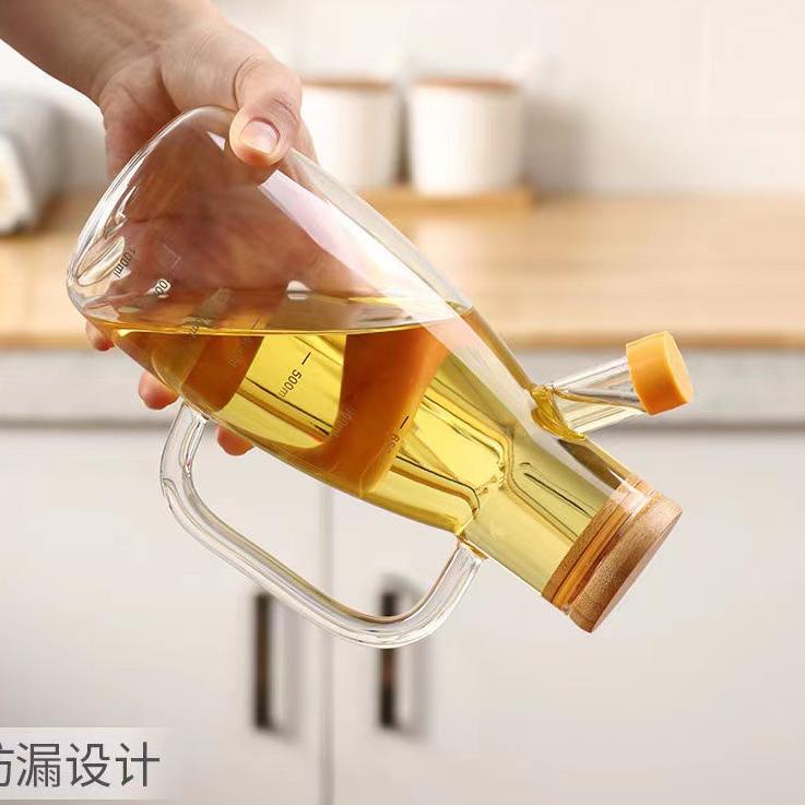 Murah Baru Botol minyak / Oil bottle / botol kaca minyak/ tempat minyak kecap 650ml - 1000ml
