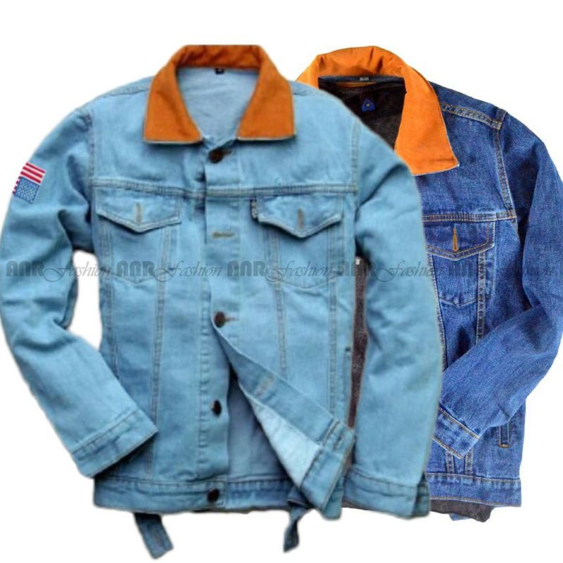 Jaket Dilan / Jaket Jeans Dilan Premium / Jaket Dillan Bendera USA PREMIUM KWALITAS TEBAL SEPERTI LEVIS