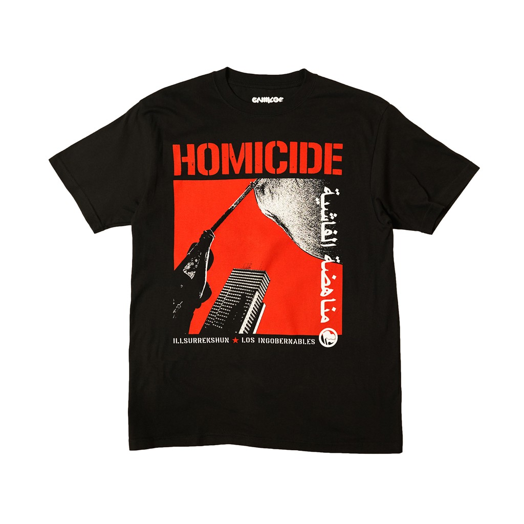 HOT Grimloc - Homicide Organize Tshirt - Black