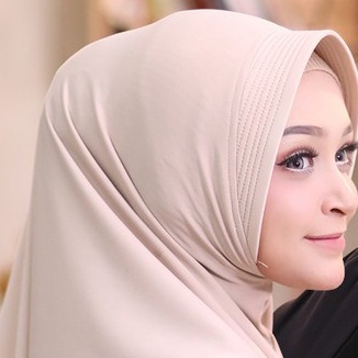 Jilbab Instan Bergo Tamara 12 Ori Liana Hijab-CREAM