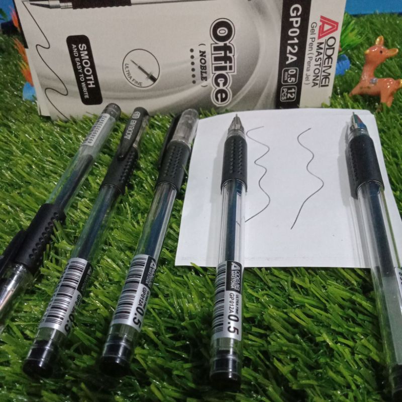 

pulpen gel office lancip murah isi 12 pcs
