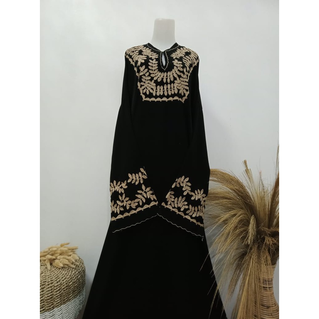 Mukena Abaya Arab Bordir  25 size L @konveksi abaya sholat 354