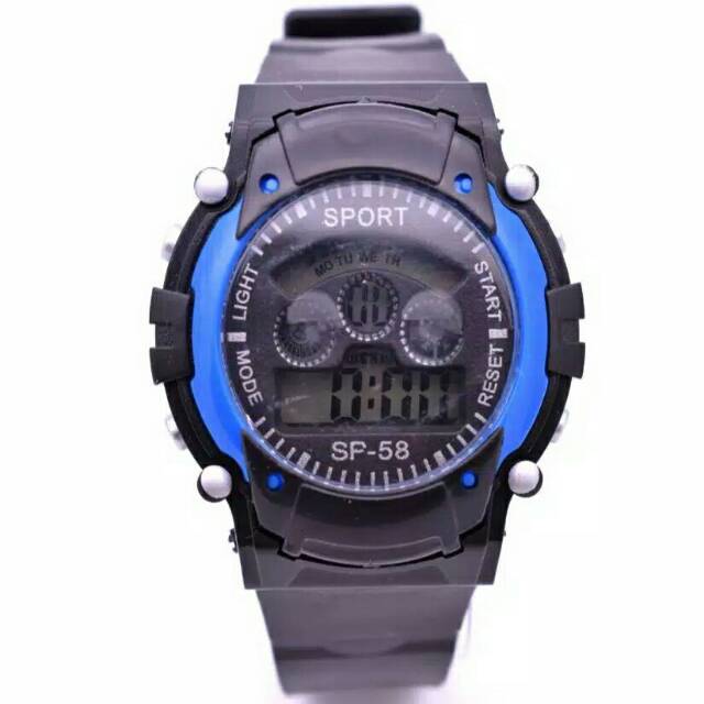 Jam Tangan Pria sporty Digital Murah Strap Rubber