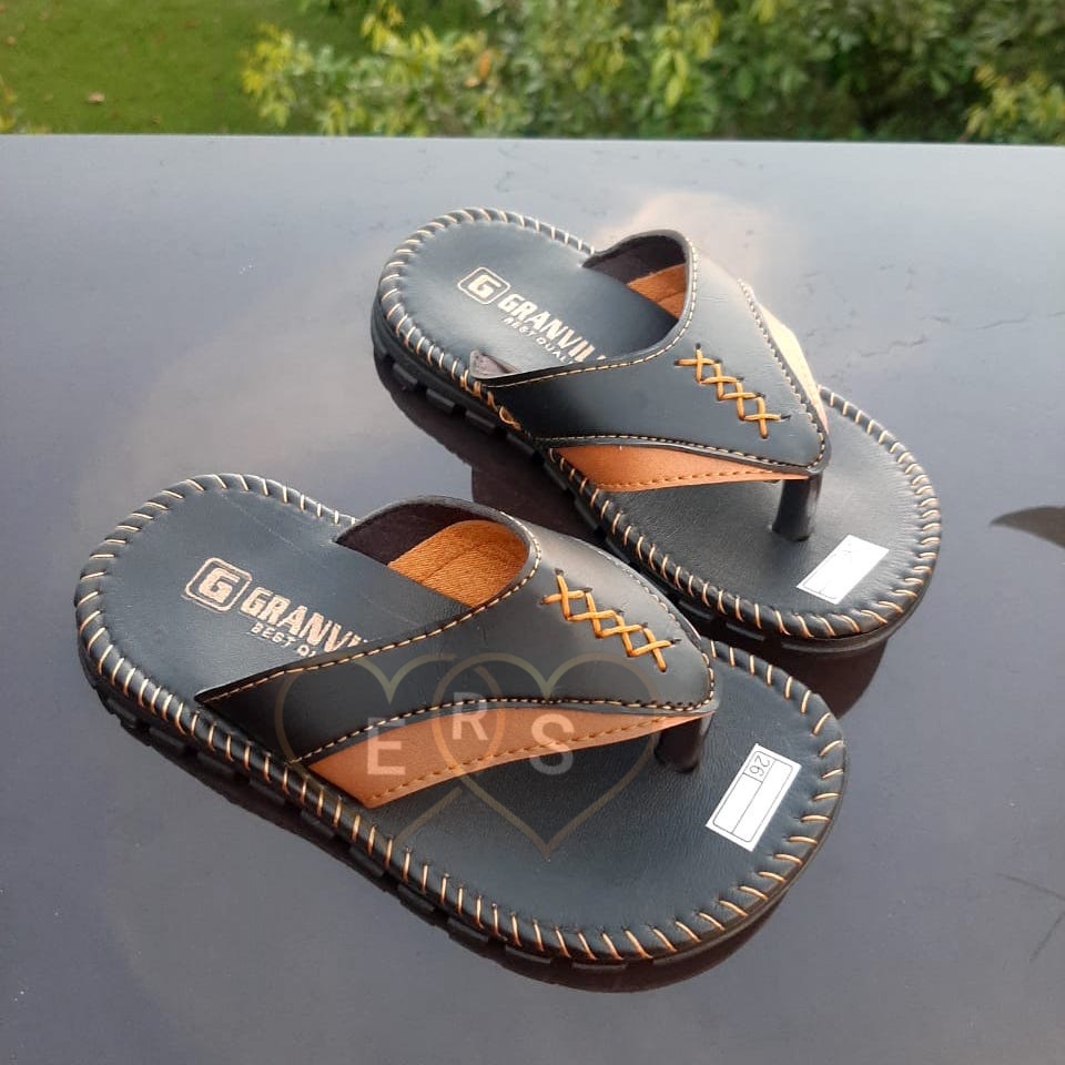 TOKOERS SDLD12 Sepatu Sandal Pria Laki Laki kulit PU