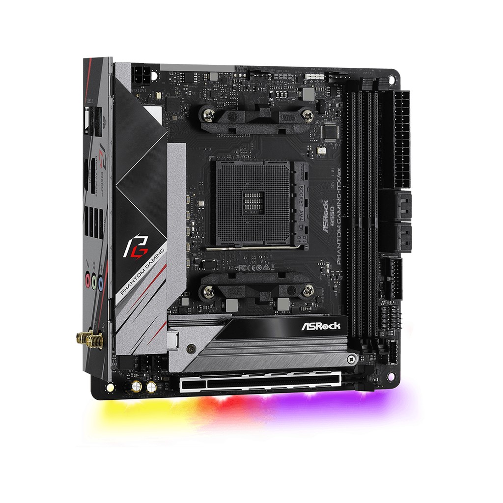 ASROCK B550 PHANTOM GAMING-ITX/ax AM4 DDR4 MINI ITX MOTHERBOARD AMD