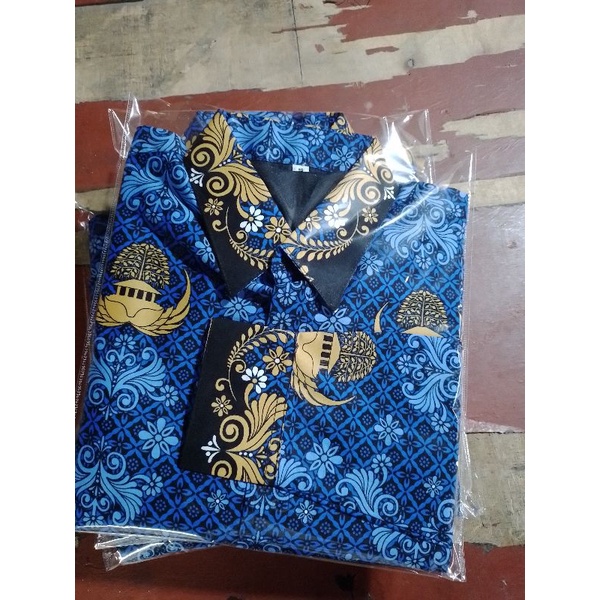 KEMEJA KORPRI MOTIF TERBARU TH 2022 full and no  furing  BAHAN ASLI KATUN PRIA DAN WANITA