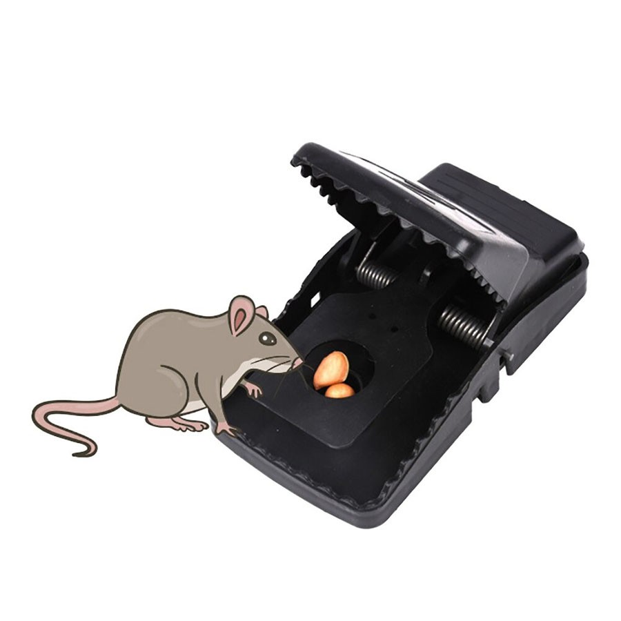 Mousexiang Jebakan Perangkap Tikus Black Mouse Sensitive Trap - 1998 - Black