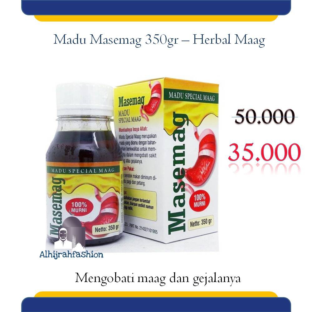 

Herbal Madu Masemag 350gr Herbal Maag Herbal Lambung Berkhasiat Ampuh