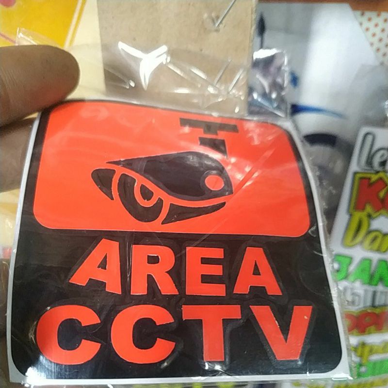 stiker CCTV