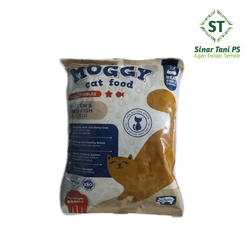 Moggy cat food 20kg makanan kucing