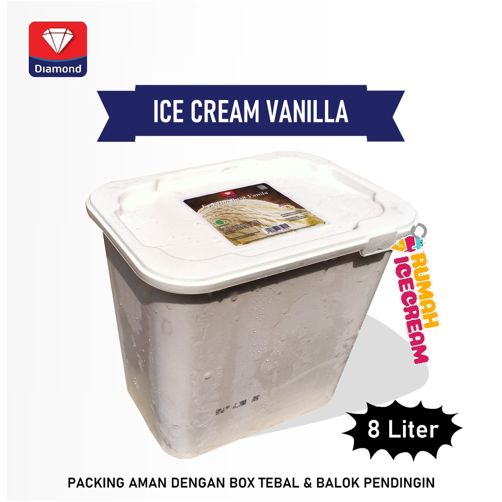 

Ice Cream Vanilla 8 Liter Diamond