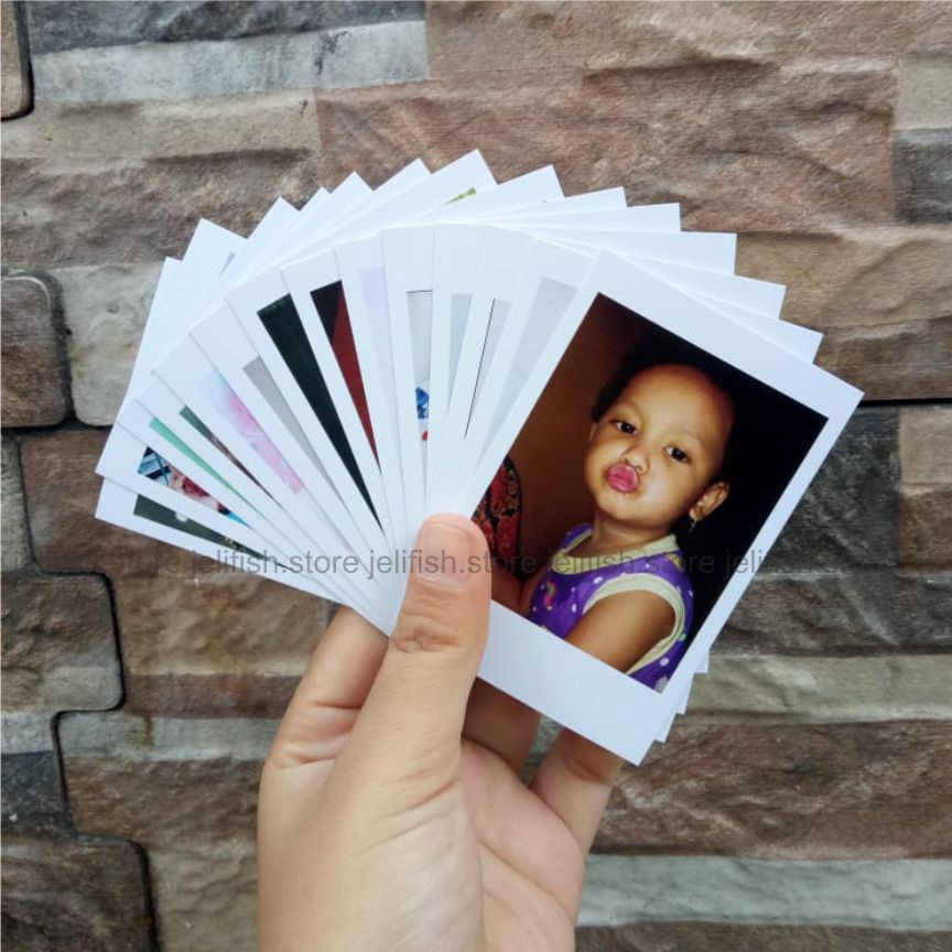 [❤️JELIFISH.STORE] CETAK FOTO POLAROID UKURAN 2R PHOTOCARD MURAH