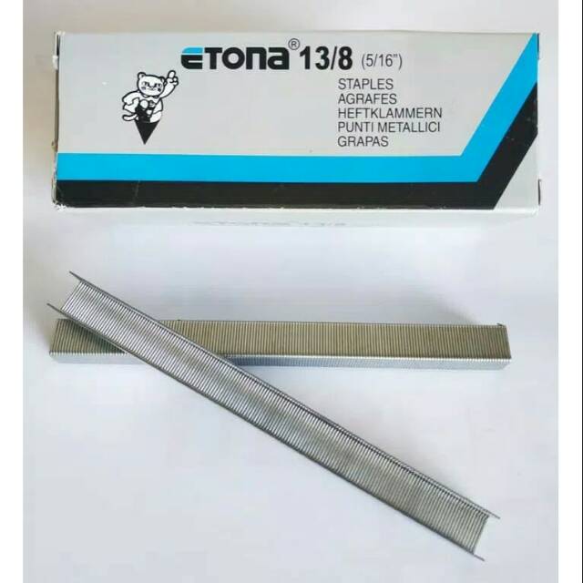 

Isi Staples stapler Tembak Gun tacker Etona 13/8 5000 pcs