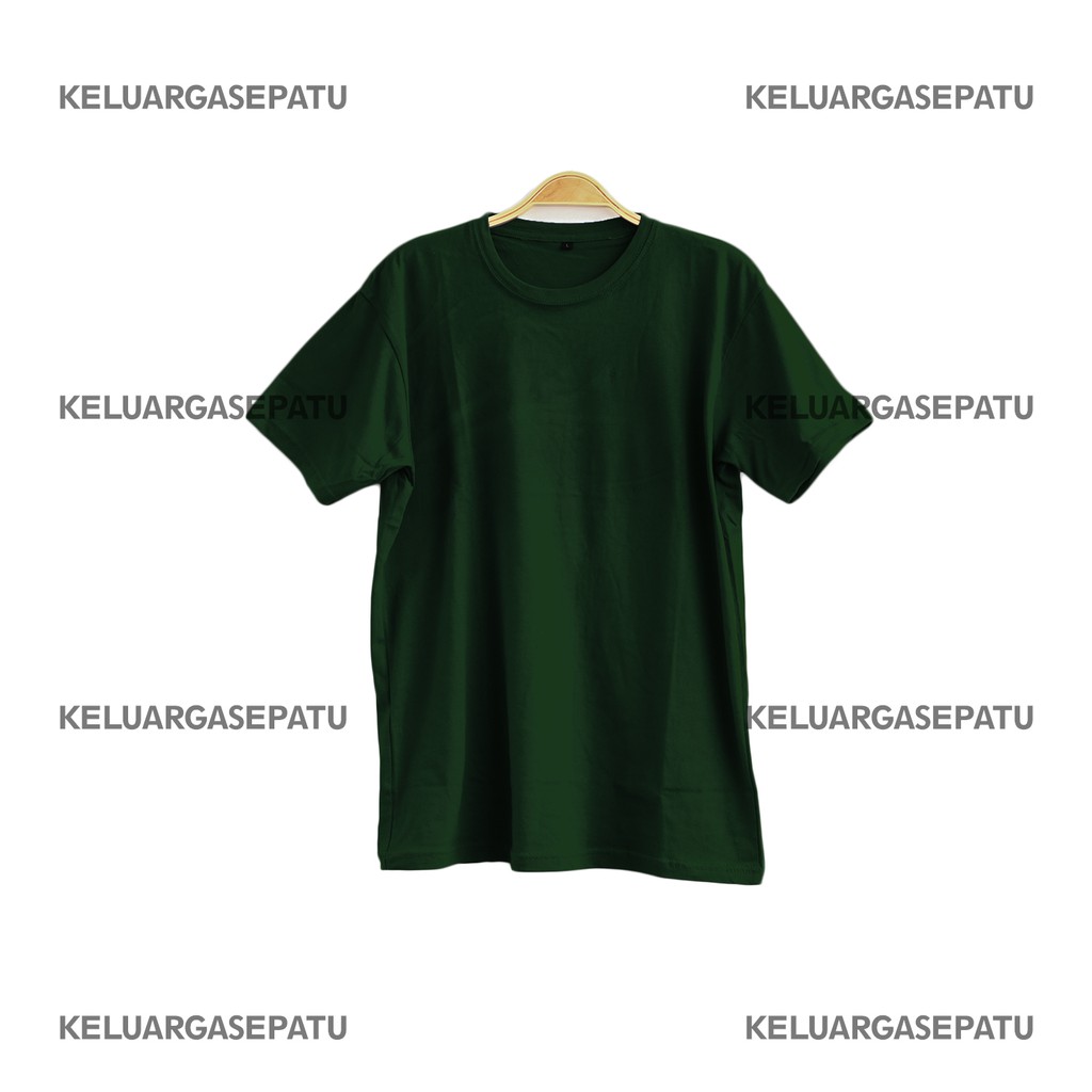 Soft kaos lengan pendek bahan cotton combed 30s