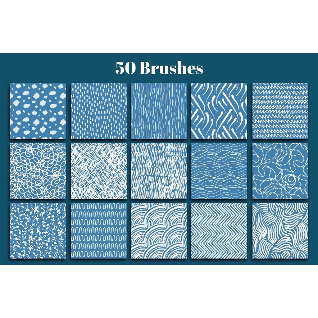 Procreate Brush - 50 Pattern Magic Procreate Brushes