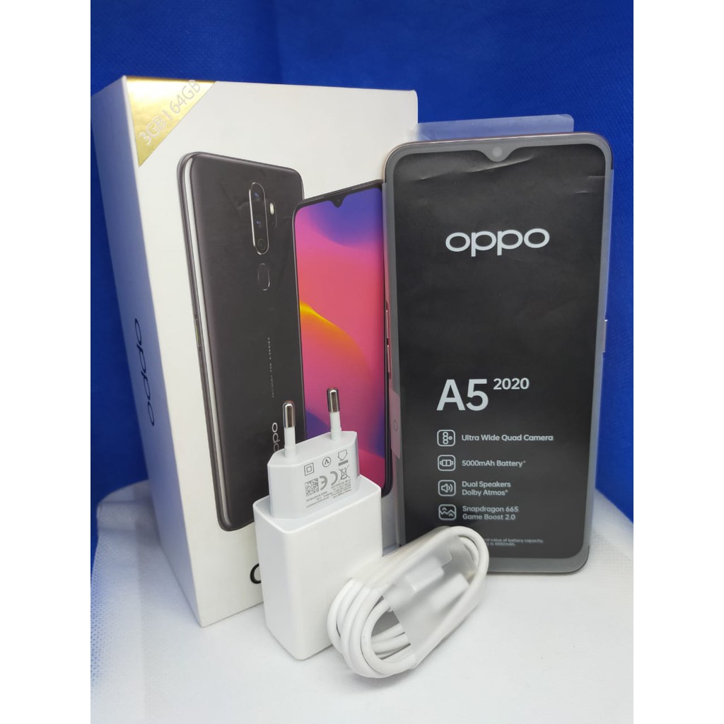 Oppo A5 2020 Ram 4 Rom 128Gb Garansi Resmi(SECOND)