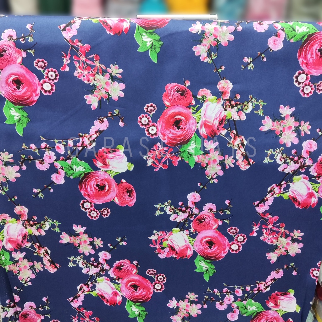 Kain Katun STRETCH Cotton Lebar 150 cm Motif C