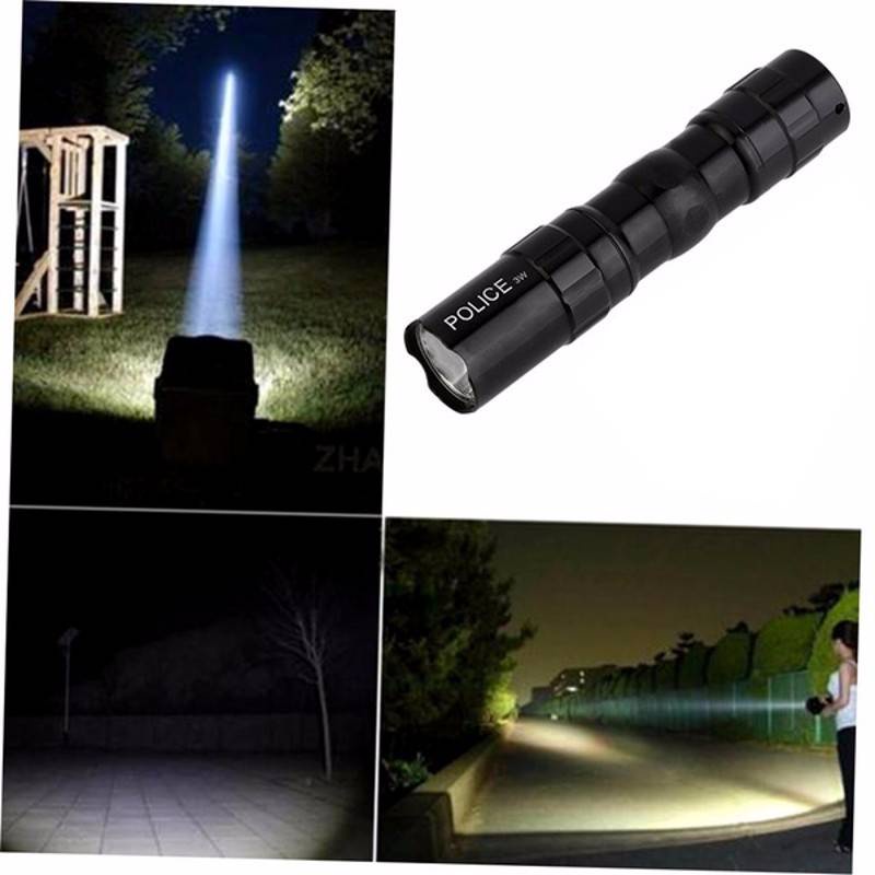 (Emergency) Lampu Senter Led Terang Tahan Air Untuk Hiking / Camping / Outdoor