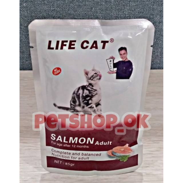 Life cat Adult 85gr / makanan kucing sachet / makanan basah