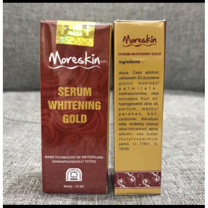 MORESKIN SERUM WHITENING GOLD NASA ORIGINAL NASA - MORESKIN SERUM GOLD