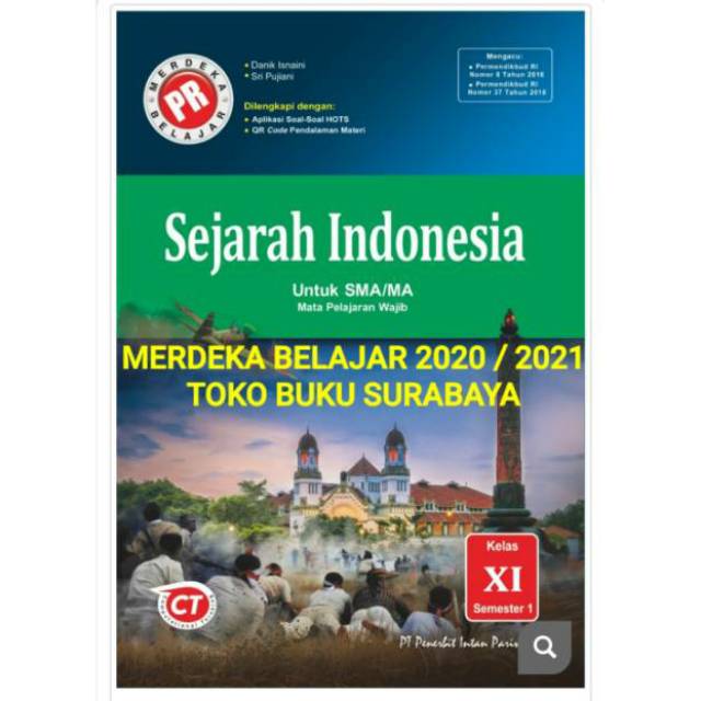 Buku PR Sejarah Indonesia Kelas 11 Semester 1 tahun 2020 / 2021