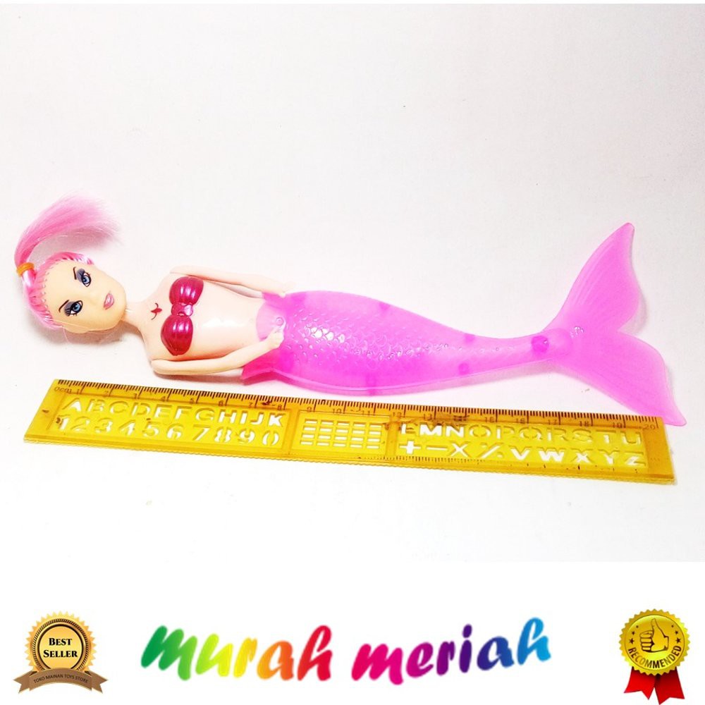 Boneka Mermaid LED  Putri Duyung Barbie mainan anak dapat menyala
