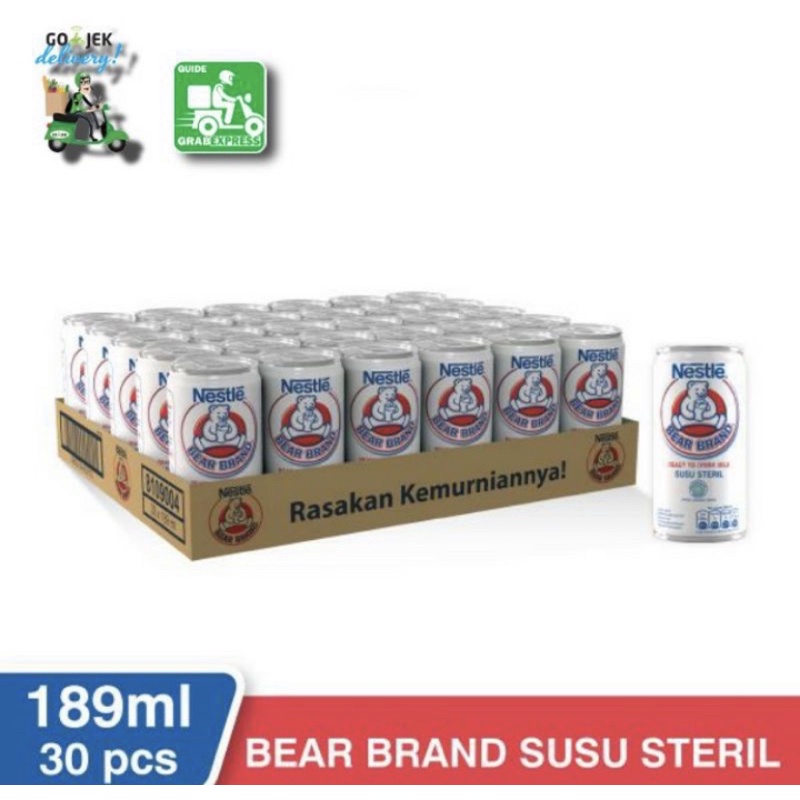 

Bear Brand susu steril 189ml nestle susu beruang