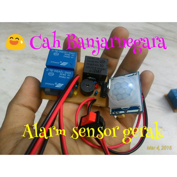 Alarm sensor gerak