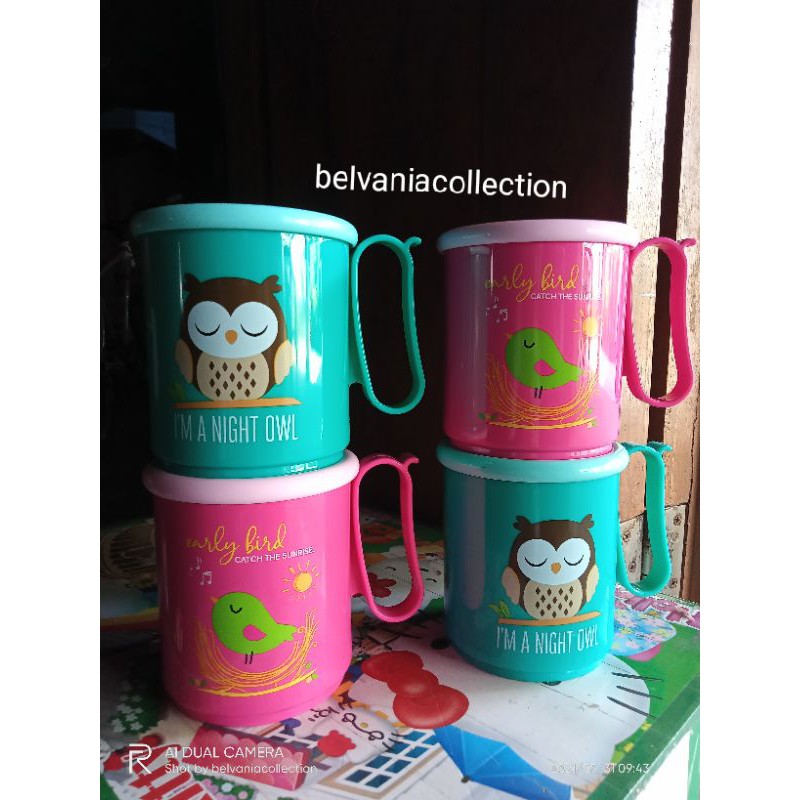 cangkir gelas mug jumbo tahan panas 600ml Tupperware 1pcs