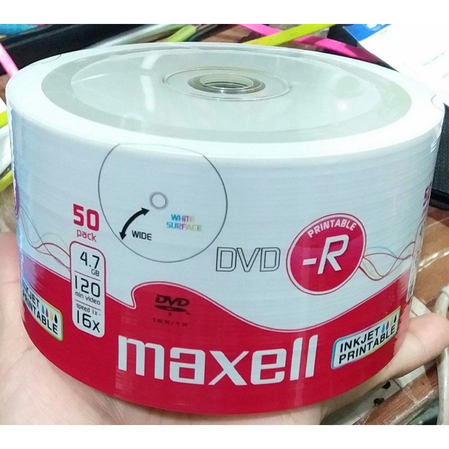 DVD R PRINTABLE MAXELL 16X