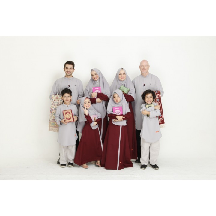 Ori Nibras Kurta Koko Anak  NSAL 63 Sarimbit Lebaran Keluarga 2019